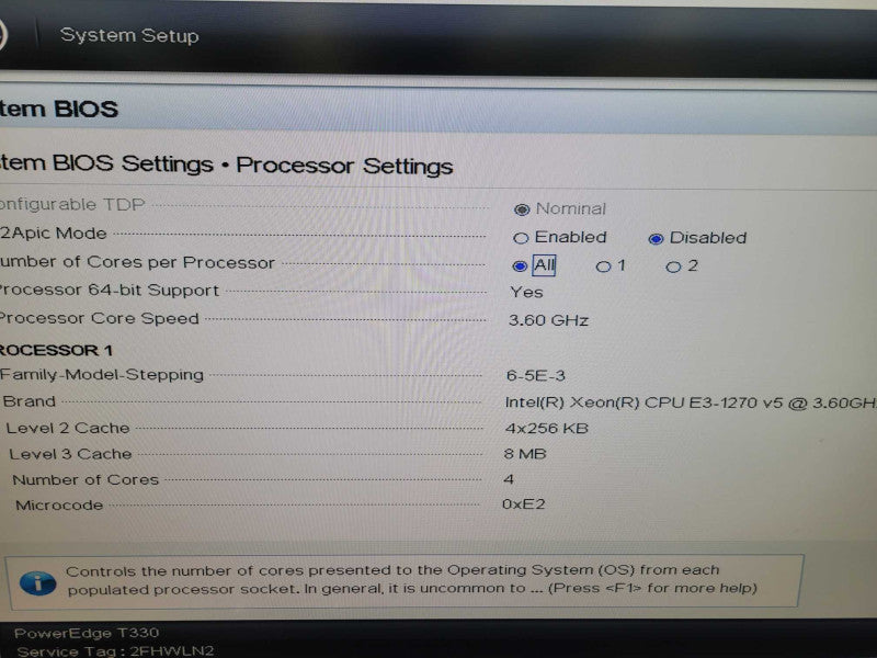 Dell PowerEdge T330 - Xeon E3-1270 v5 32GB ECC DDR4 PERC H730 350W PSU %