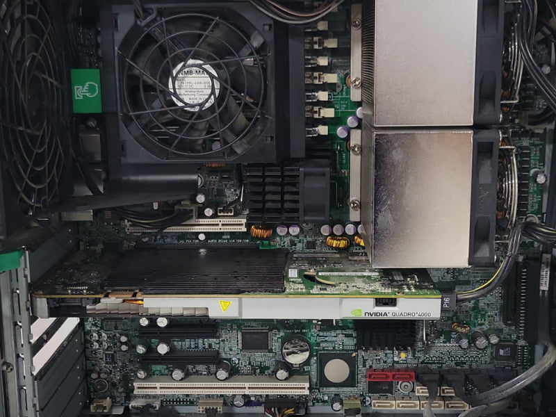 HP xw8600 WS 2x Xeon X5272 3.40GHz 8GB RAM 2x 1TB HDD Quadro 4000, 800W PSU _