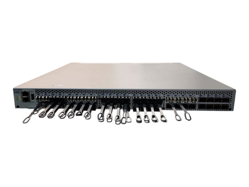EMC DS-6510B Brocade 6510 Fibre Channel FC Switch 36/48 Port w/ 2x PSUs Q