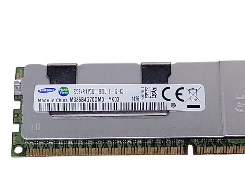 Samsung 32GB 4Rx4 PC3L-12800L DDR3 1600MHz ECC LRDIMM Server RAMs Q_
