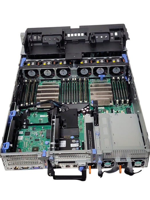 Dell PE R740 8x2.5", X2x Xeon Gold 6126 2.60GHz, 64GB RAM, No HDD, 2x PSU _