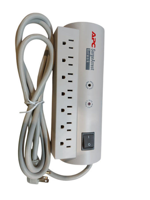 APC NET7 SurgeArrest 7 Plug Outlets 1680 Joules Surge Protector Power Strip Q