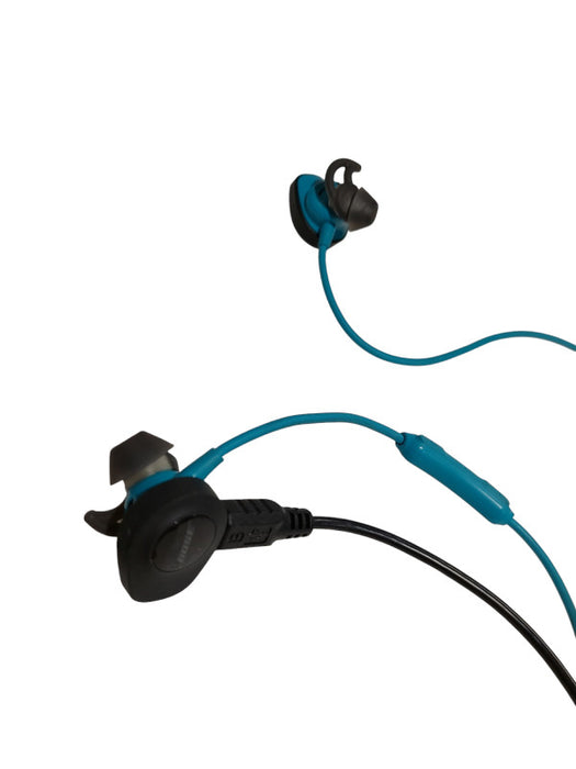 Bose Sound Sport Bluetooth Headphones Blue IN-Ear SweatProof  =