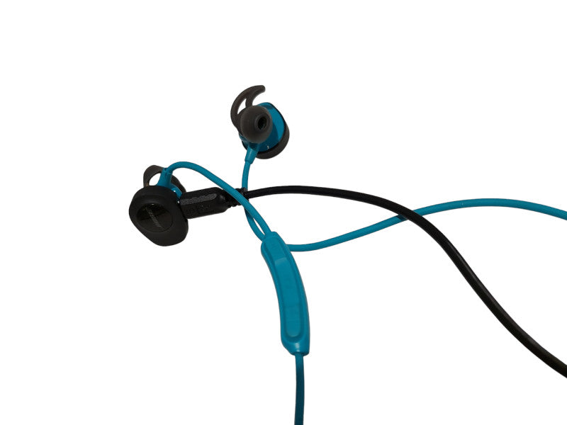 Bose Sound Sport Bluetooth Headphones Blue IN-Ear SweatProof  =