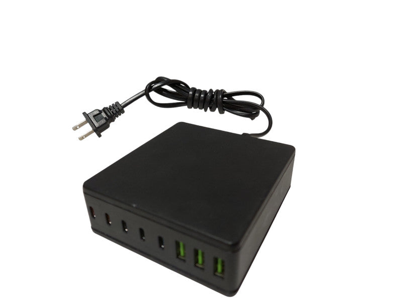 USB & USB C 8-Port Fast Charging Dock 65Watt & 100Watt Model: S10A  =