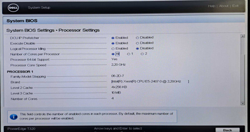 Dell PowerEdge T320 | Xeon E5-2407 0 @2.20GHz, 16GB Ram, H310 RAID