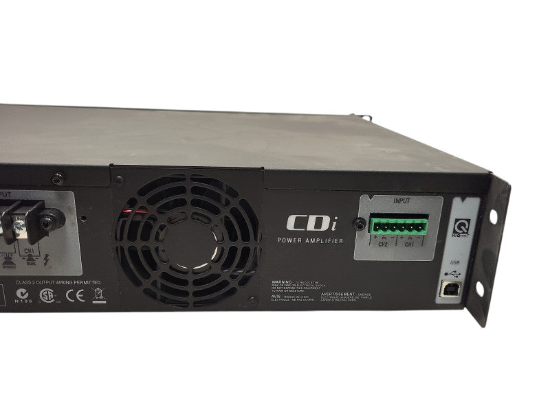 Crown CDI 1000 500W 2-Channel 70V Power Amplifier READ $