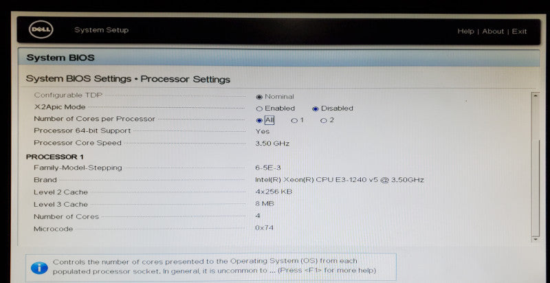 Dell PowerEdge T330 1x Xeon E3-1240 v5 32GB RAM No RAID - No HDD