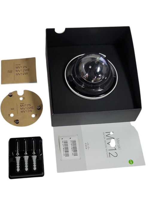 Cisco Meraki MV12WE Compact Dome HD Indoor Camera, READ _