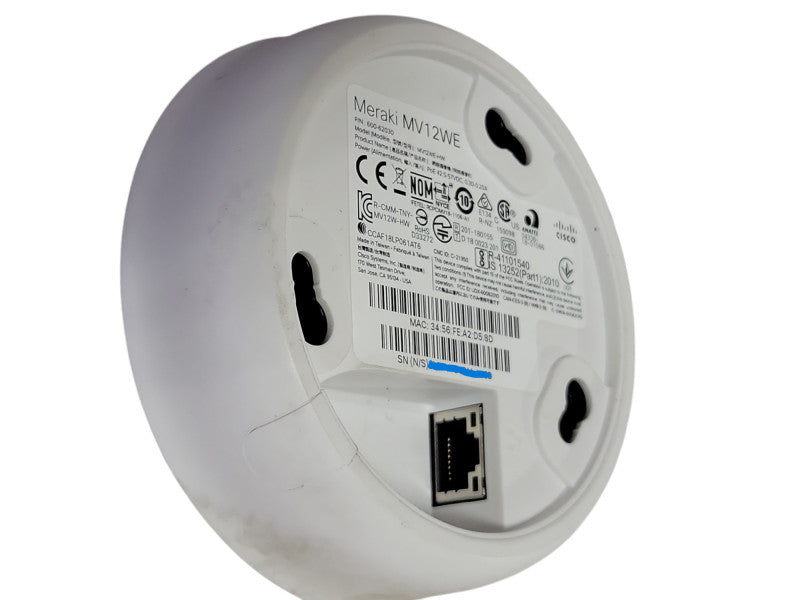 Cisco Meraki MV12WE Compact Dome HD Indoor Camera, READ _