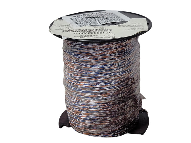 24-2P CROSS CONNECT WIRE CAT5 SOLIDBC (W/BL-W/0) SRPVC _