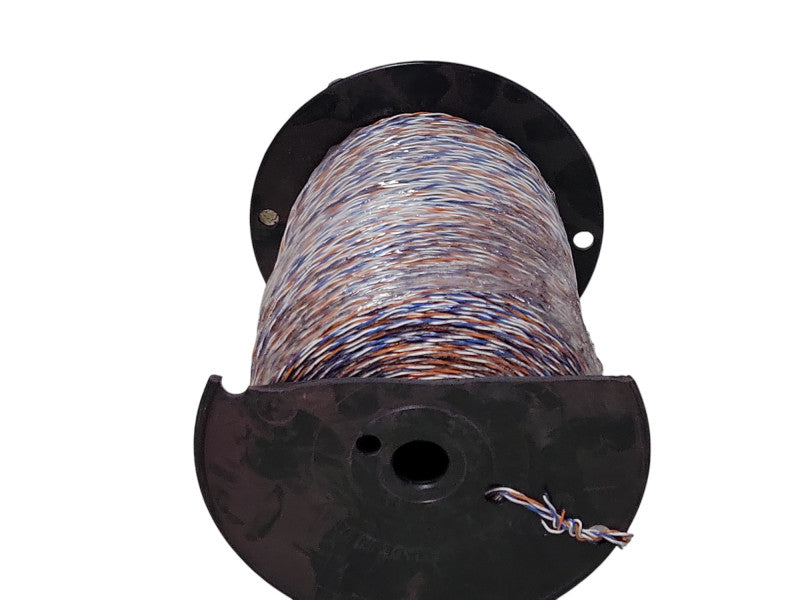 24-2P CROSS CONNECT WIRE CAT5 SOLIDBC (W/BL-W/0) SRPVC _