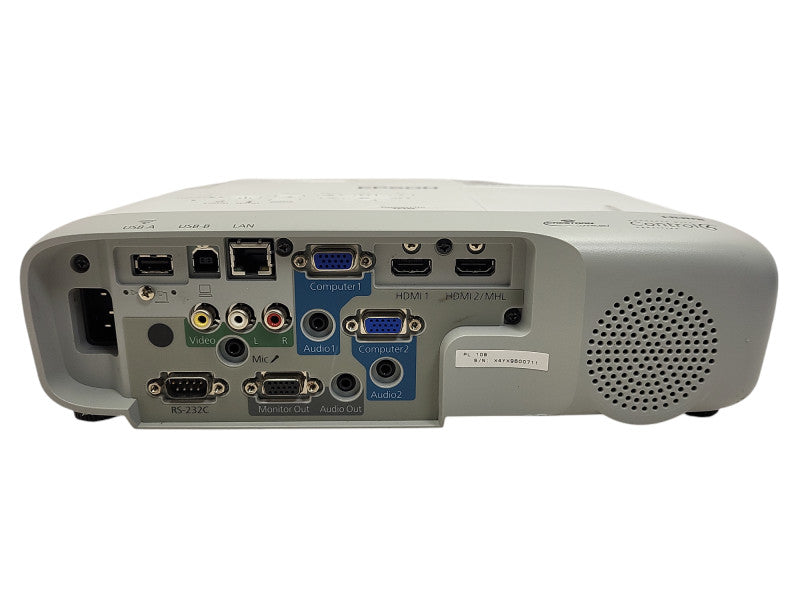 Epson Powerlite 108 H860A 3LCD Projector HDMI 3700 Lumens 43 Lamp Hours $