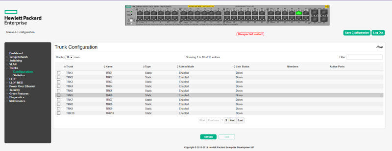HPE OfficeConnect Switch 1820 48G PoE+ (370W) J9984A