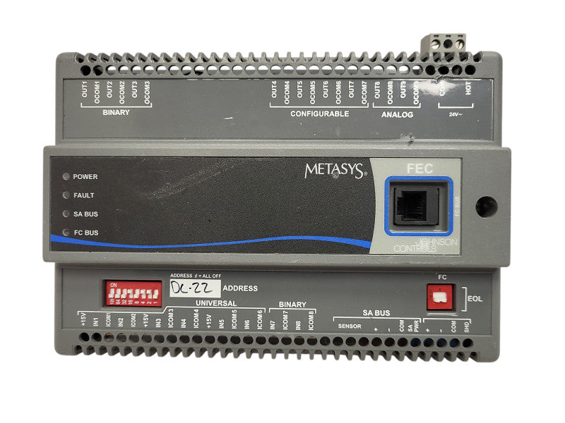 Johnson Controls METSYS MS-FEC2610-0 FEC Field Equipment Controller READ $