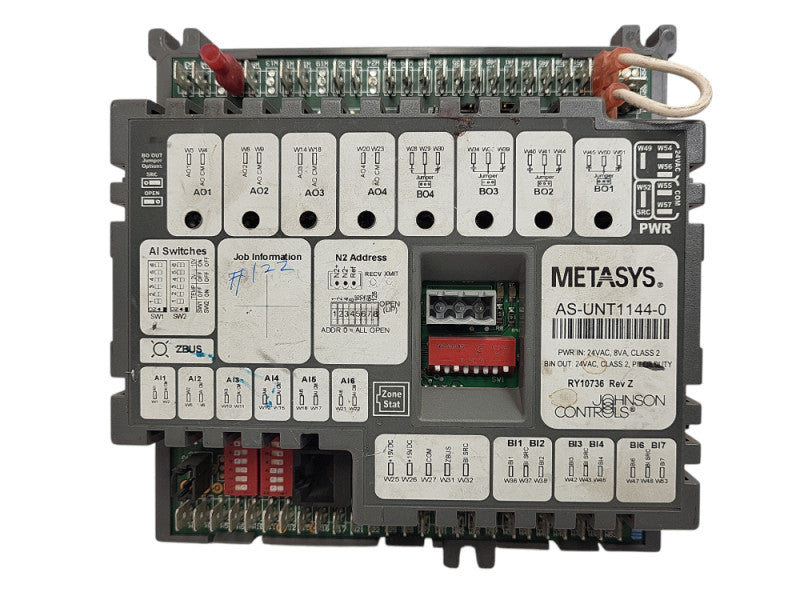 Johnson Controls Metasys AS-UNT1144-0 Controller REV Z READ $