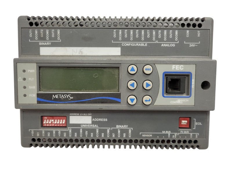 Johnson Controls Metasys MS-FEC2620-0 Field Equipment Controller READ $
