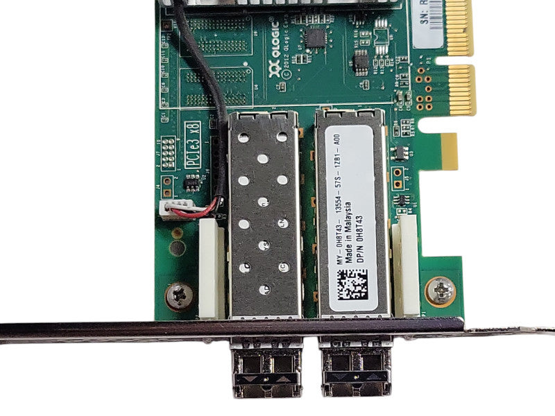 Dell H8T43 QLogic QLE2662-DEL 16Gb/s Dual Port FC HBA Card w/ SFPs _