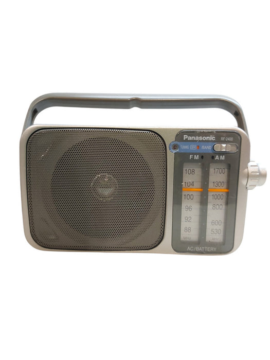 Panasonic RF-2400D AM/FM Radio, Silver