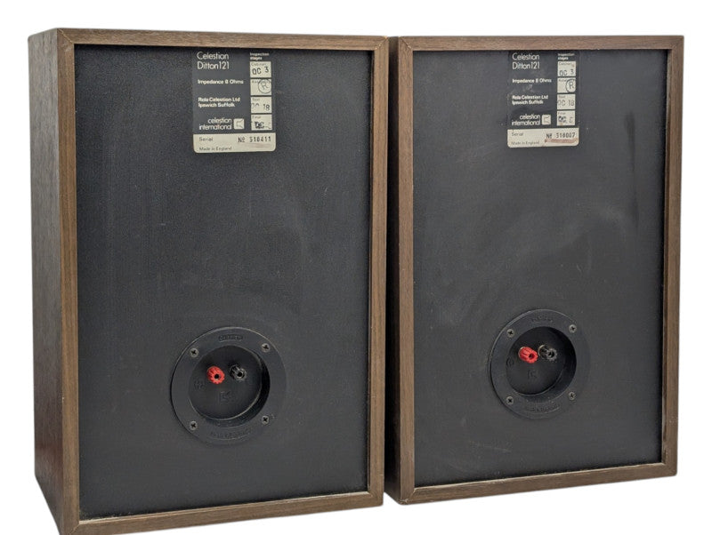 Pair of 2x Celestion Ditton 121 8 Ohms 2-Way Speakers  -