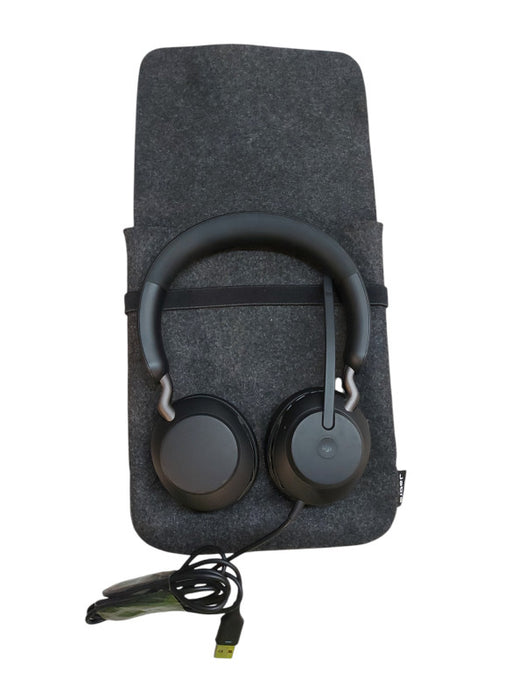Jabra Evolve2 40 SE Wired USB-A Cable Stereo Noise-Cancelling Headset Black Q