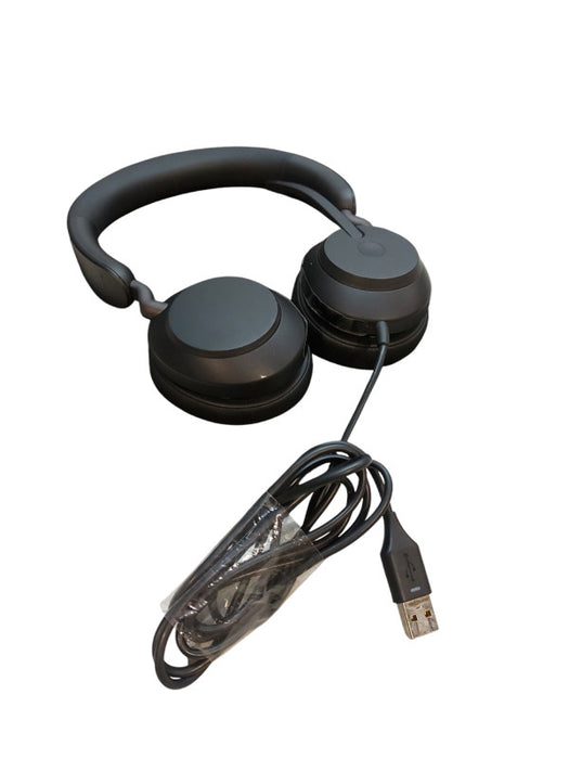 Jabra Evolve2 40 SE Wired USB-A Cable Stereo Noise-Cancelling Headset Black Q
