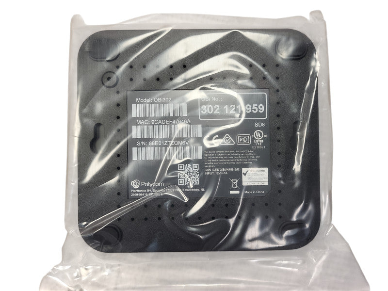 Polycom OBI 302 Voice Adapter USB 2 FXS ATA (2200-49532-001) Open box $