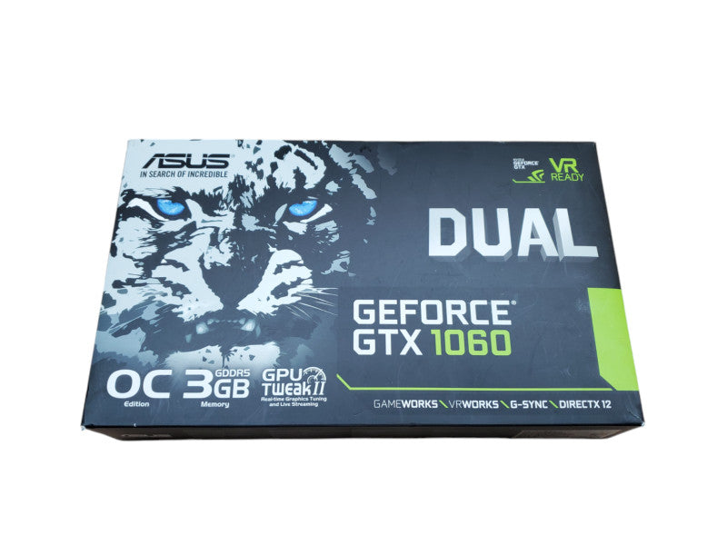 ASUS DUAL GeForce GTX 1060 3GB GDDR5 GPU - 2xHDMI 2xDP 1xDVI - *READ*