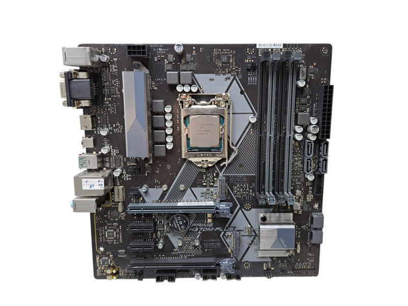 Asus PRIME H370M-PLUS Motherboard + Core i5-8500 CPU @ 3.00GHz