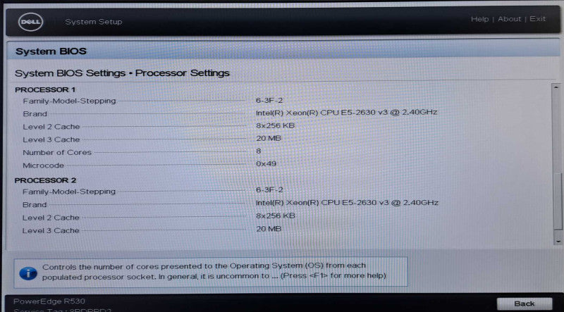 Dell R530 2U 8x 3.5" | 2x Xeon E5-2630 v3 @2.40GHz, 16GB DDR4, H730 Mini