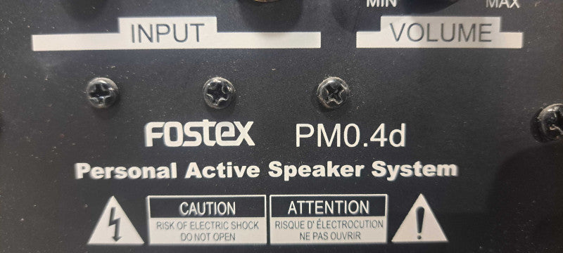 Pair of Fostex PM0.4 Studio Speakers | READ