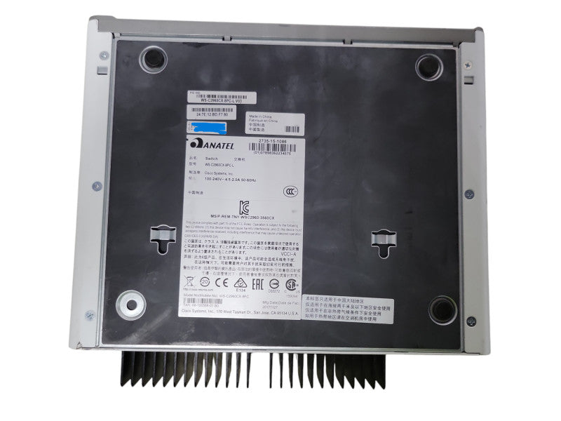 CISCO Catalyst WS-C2960CX-8PC-L 8 Port Gigabit Ethernet PoE Network Switch _