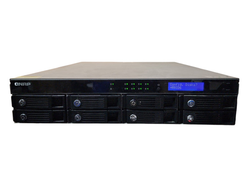 Qnap TS-809U-RP 8-Bays 2U NAS, 8x2TB HDDs