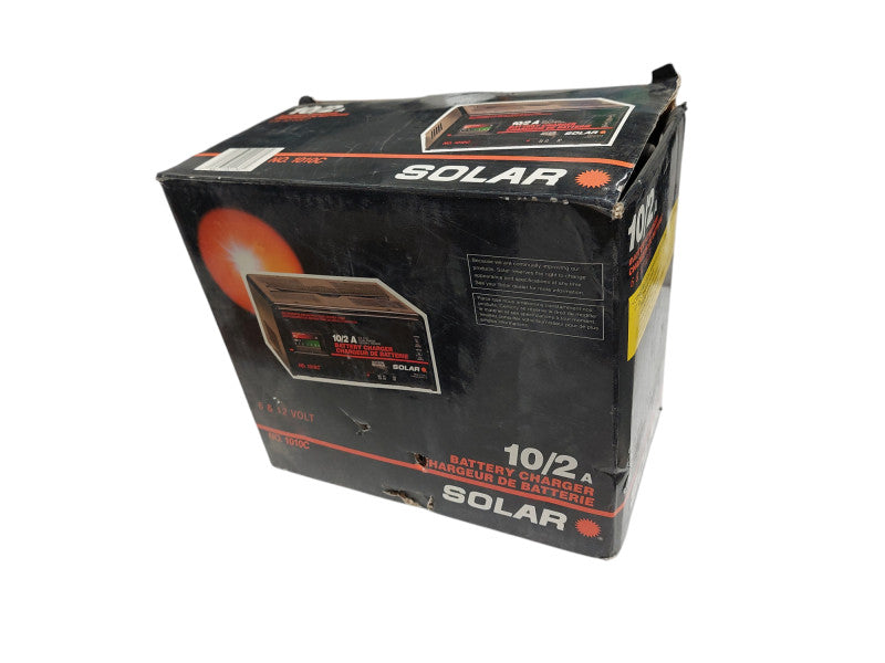 Vintage SOLAR 10/2A Battery Charger 6 & 12 Volt Model: 1010C =
