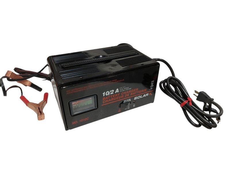 Vintage SOLAR 10/2A Battery Charger 6 & 12 Volt Model: 1010C =