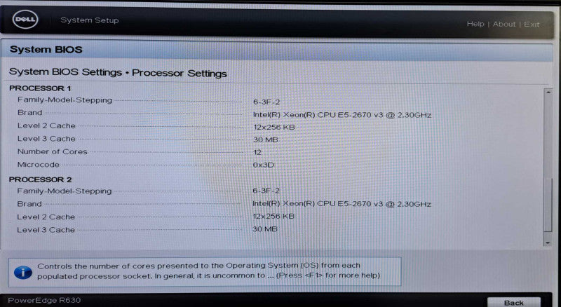 Dell R630 1U 8x 2.5"| 2x Xeon E5-2670 v3 @2.30GHz, 32GB DDR4, 2x 750W *READ