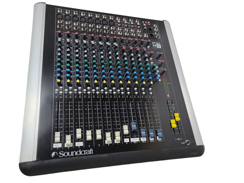 Soundcraft Spirit M8 Digital Out Mixer Mixing Console 8-Channel, READ _
