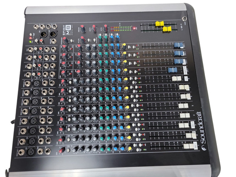 Soundcraft Spirit M8 Digital Out Mixer Mixing Console 8-Channel, READ _