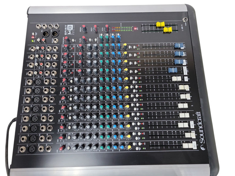 Soundcraft Spirit M8 Digital Out Mixer Mixing Console 8-Channel, READ _