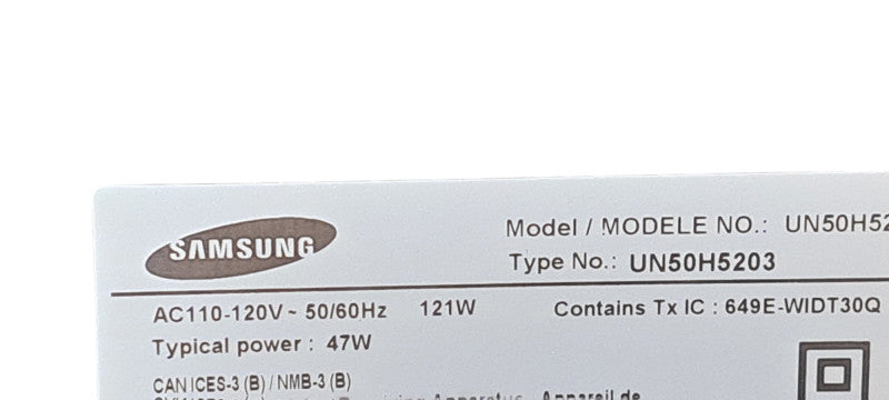 Samsung 50" Full HD 1080P Smart LED TV - UN50H5203