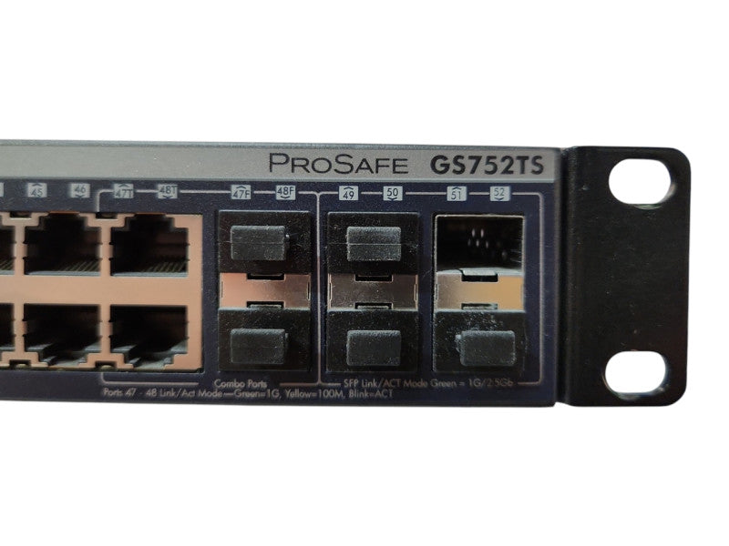 NetGear ProSafe GS752TS 48-Port Gigabit Smart Managed Switch