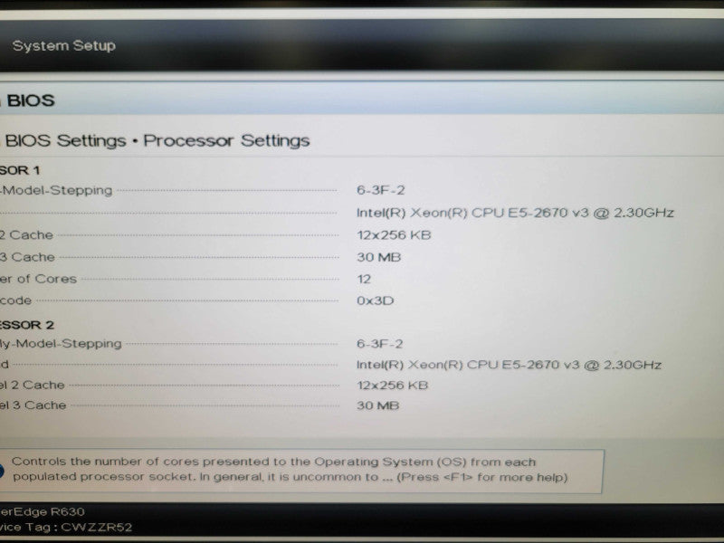 Dell PowerEdge R630 - 2x Xeon E5-2670 v3 32GB DDR4 PERC S130 2x750W PSU %