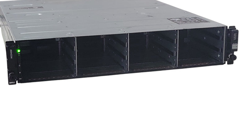 Dell PowerVault MD3400 Storage 12x 3.5" bays 2x 12G-SAS-4 Controller 2x 600 _