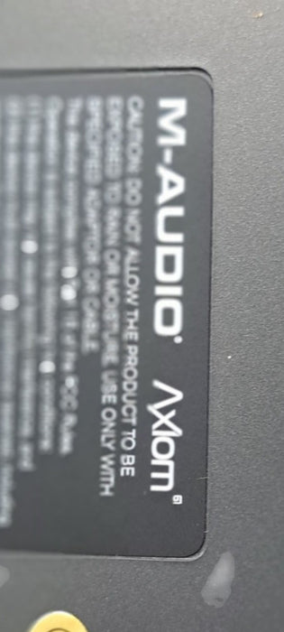 M-Audio Axiom 61 USB Keyboard | READ