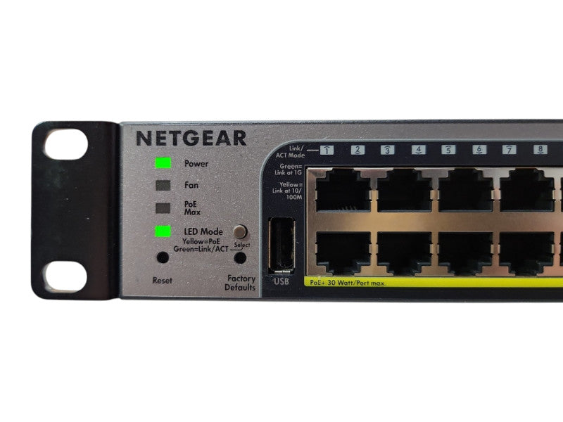 Netgear ProSafe GS752TPv2 48-Port Gigabit Ethernet PoE+ 4x SFP Port Network Switch