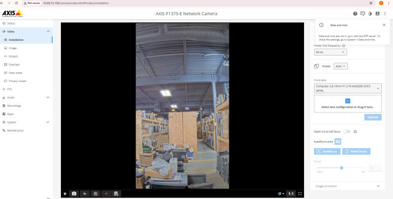 Axis Communications 01533-001 P1375-E 2 MP Outdoor Network Box Camera _