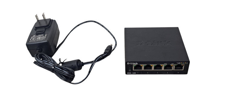 D-Link DGS-105 5 Port Gigabit Unmanaged Ethernet Switch