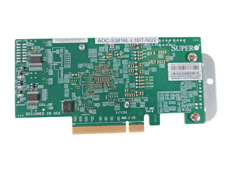 Supermicro AOC-S3816L-L16IT-NI22 SAS3 GEN4 HBA x8 lane PCI Express 4.0 IT  !