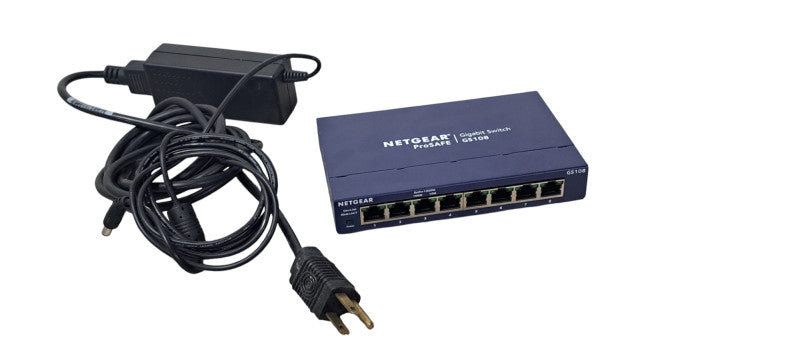 NetGear ProSAFE GS108 v4 Gigabit Switch 8-Port
