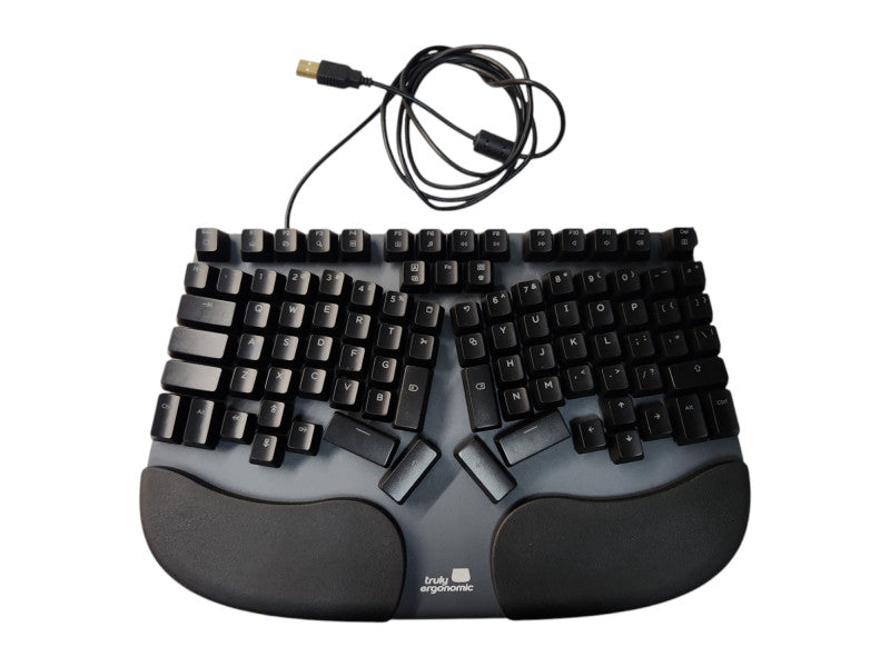 Truly Ergonomic Cleave Mechanical Keyboard Optical Blue Switches